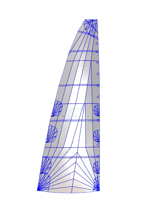 Radial sail — 3D model