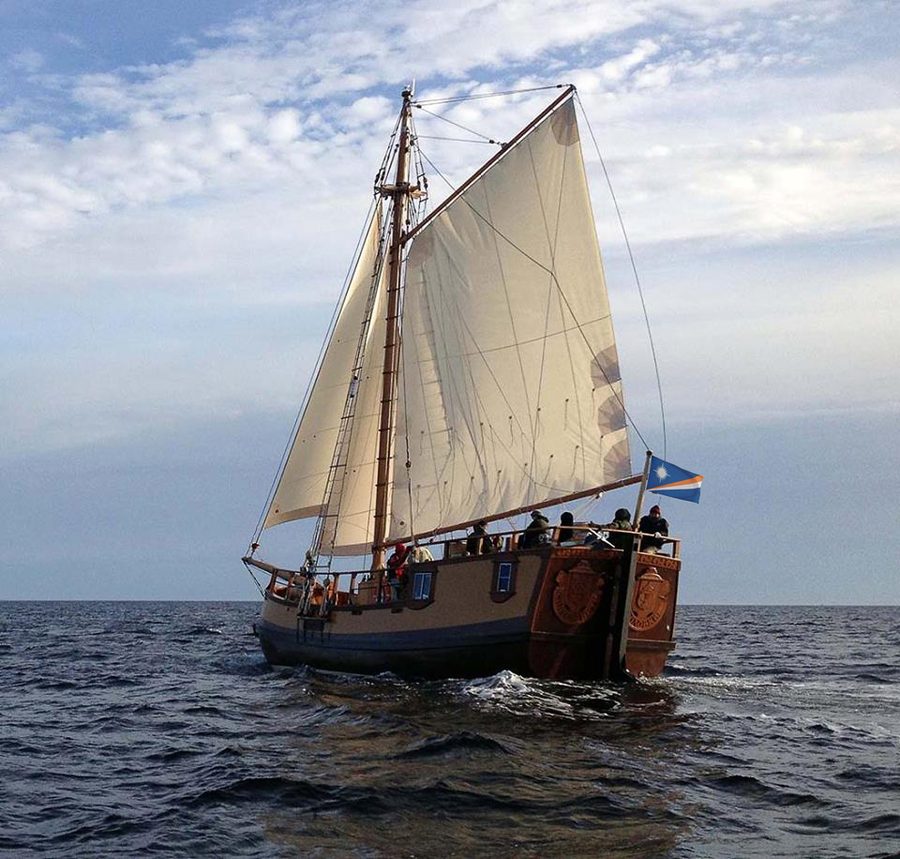 Classic schooner rig